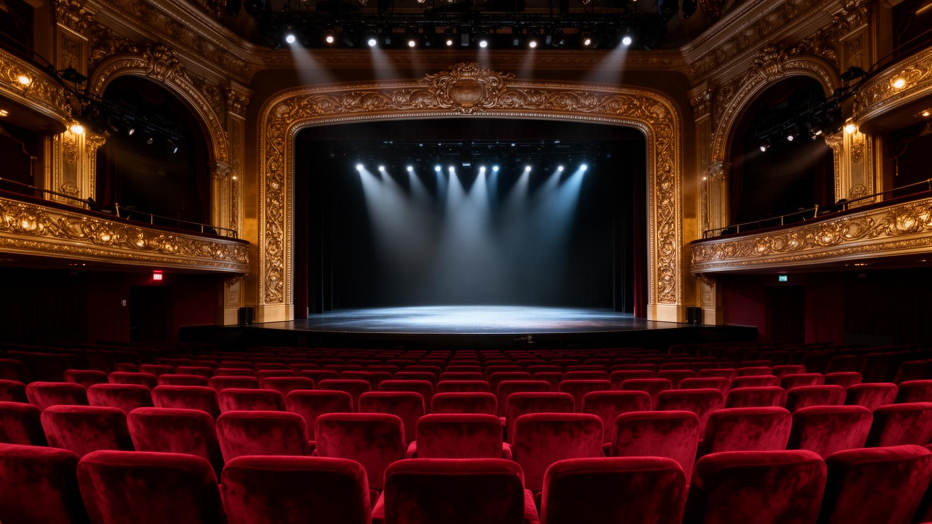 Elegant theater interior